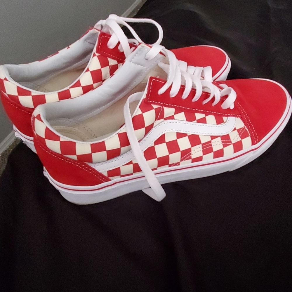 Checkered Vans